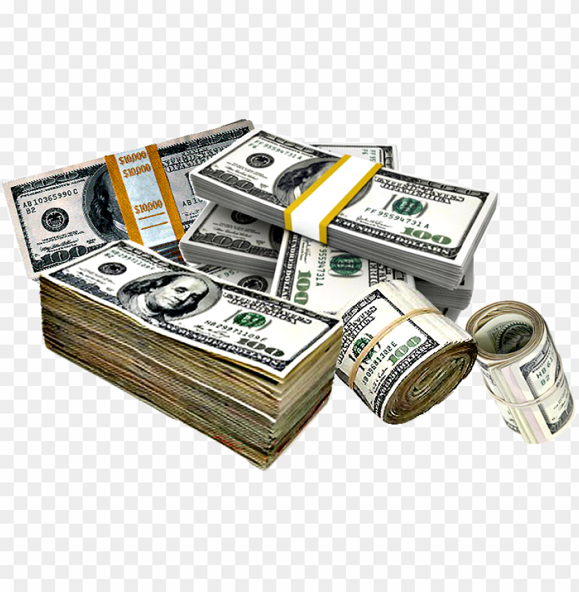 rolls and stacks of money stacks of money PNG transparent with Clear Background ID 189812