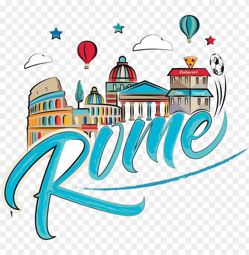 free PNG rome cartoon comic world - roma dibujo PNG image with transparent background PNG images transparent