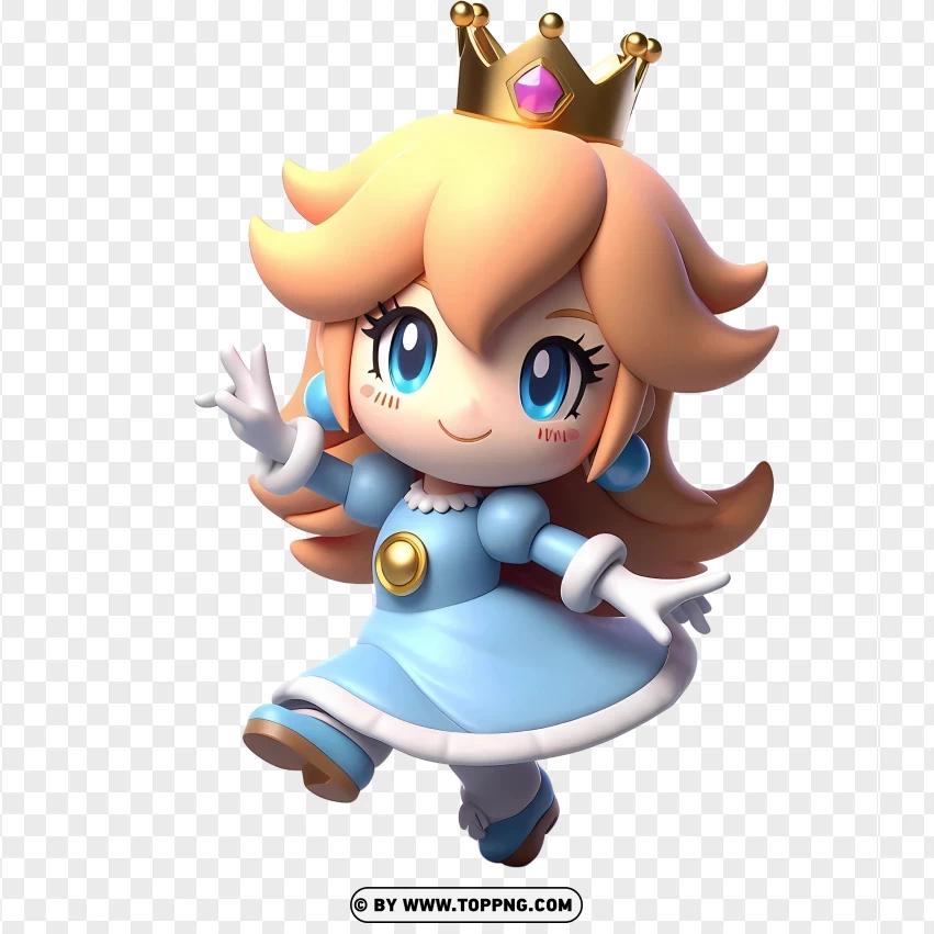 Rosalina Enigmatic And Elegant Cosmic Protector PNG Transparent Background