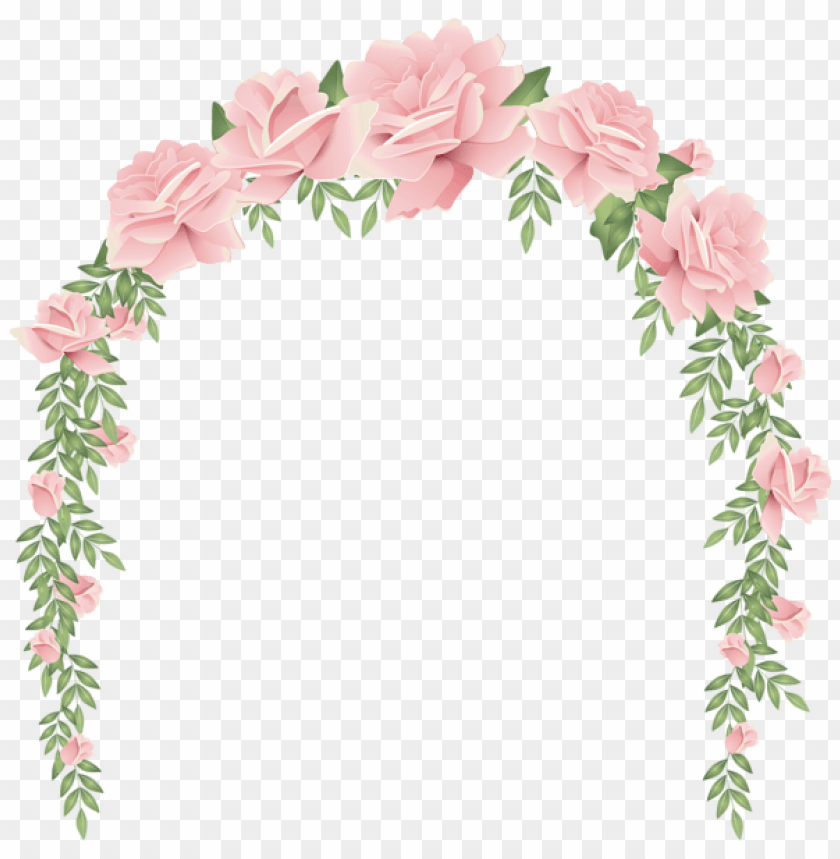 rose arch decorative transparent