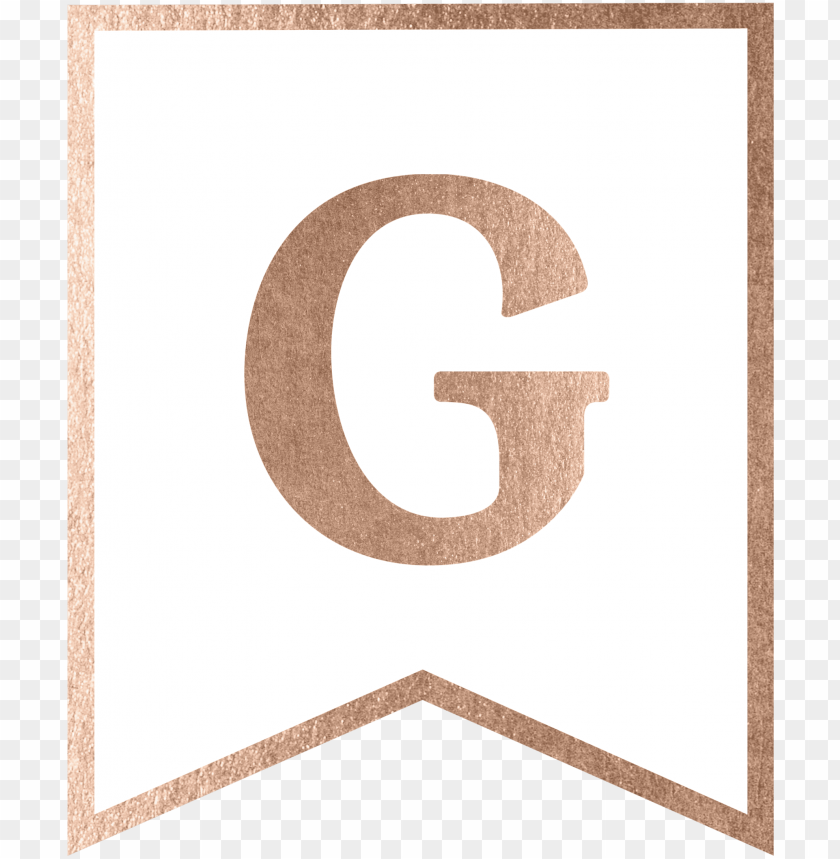 rose gold banner png free printable rose gold letters png image with transparent background toppng