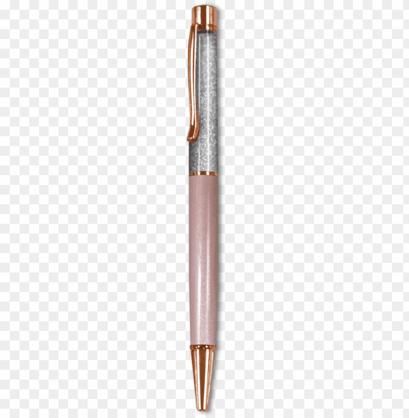 rose gold silver glitter pen rose PNG transparent with Clear Background ID 281480