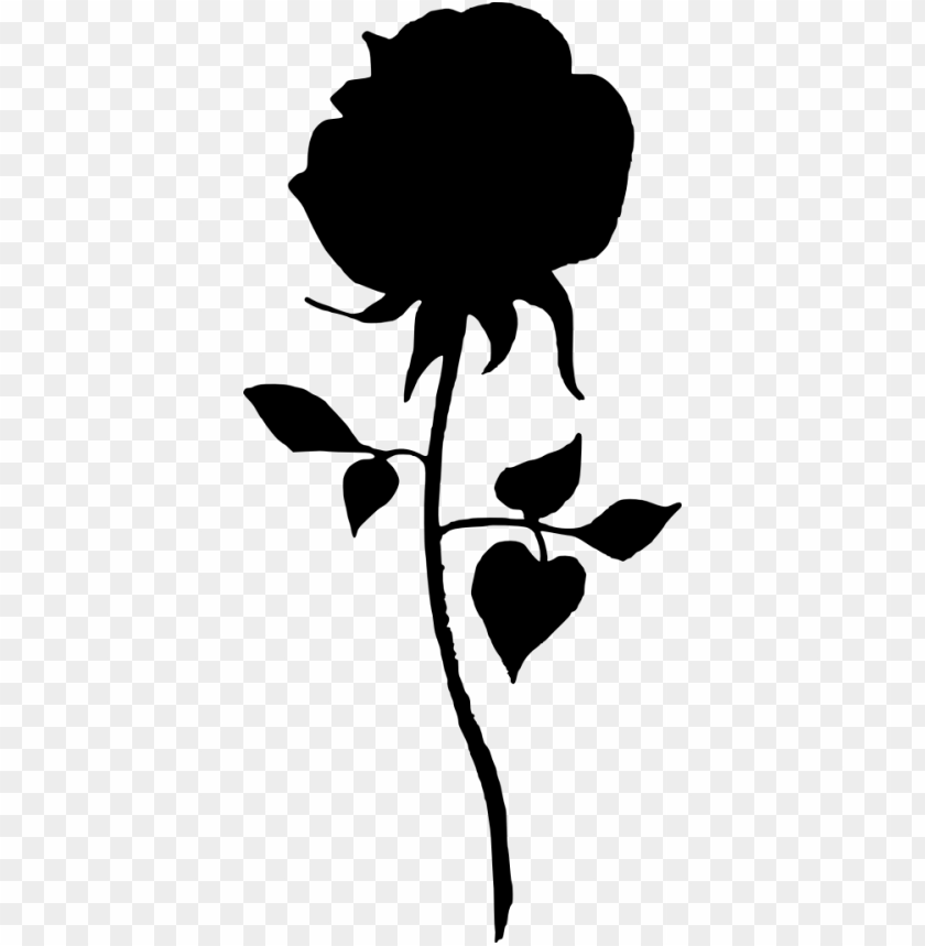 Rose Silhouette Png Free Png Images Toppng