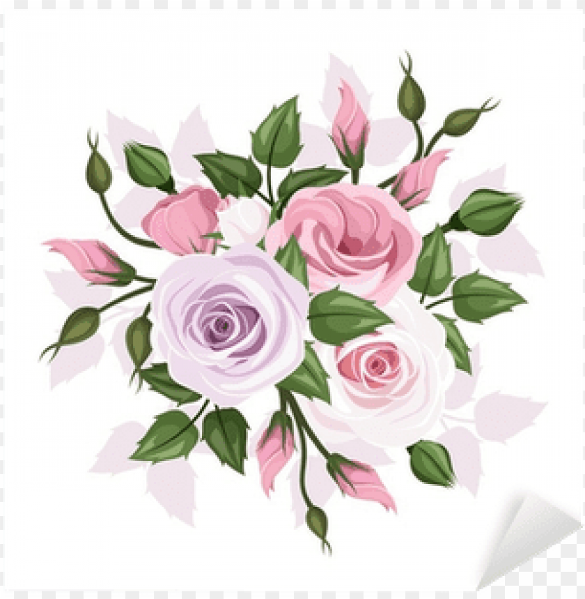 flowers, graphic, banner, decorative, roses, retro, logo