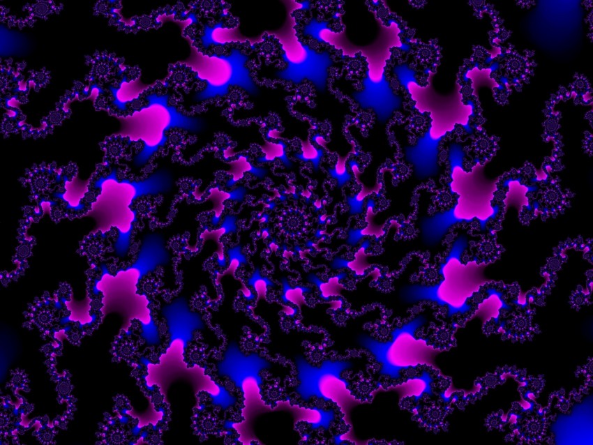 rotation, fractal, spiral, patterns, shape