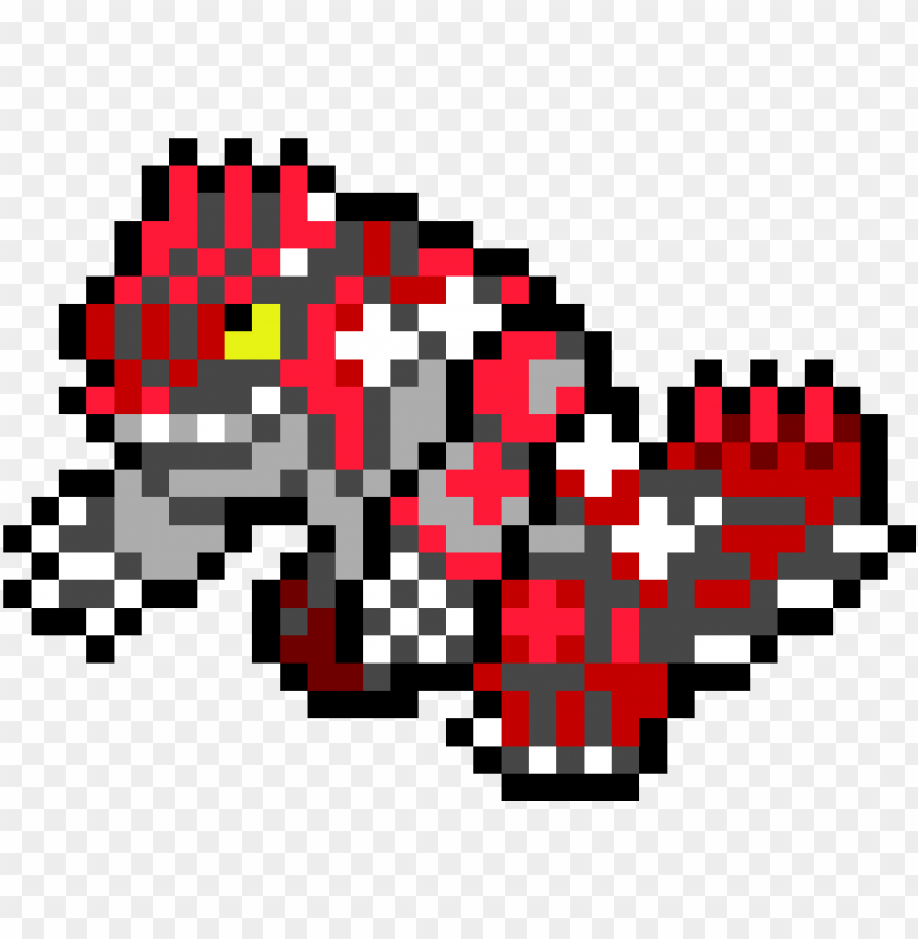 Roudon Groudon Pixel Sprite Png Image With Transparent