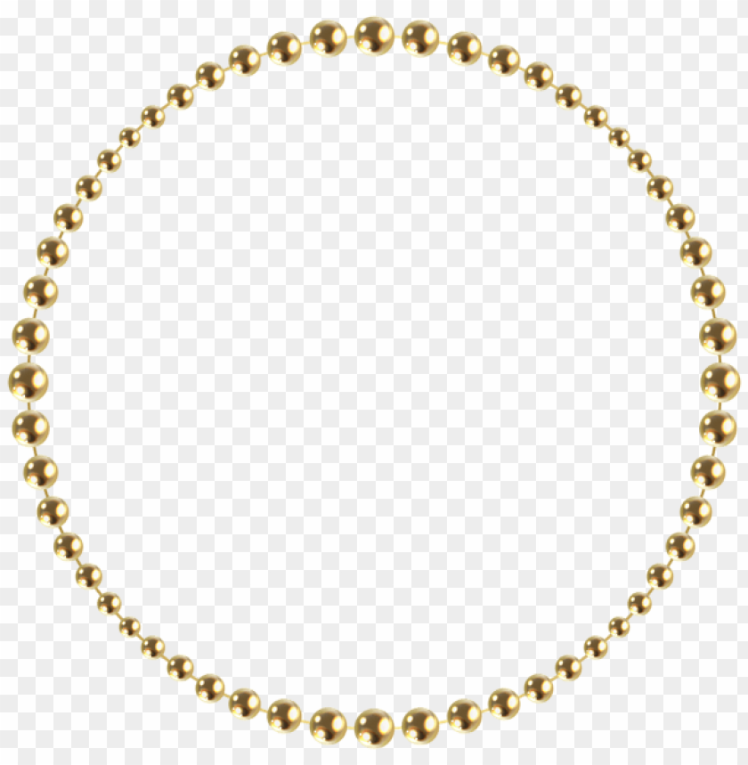 round beads border frame