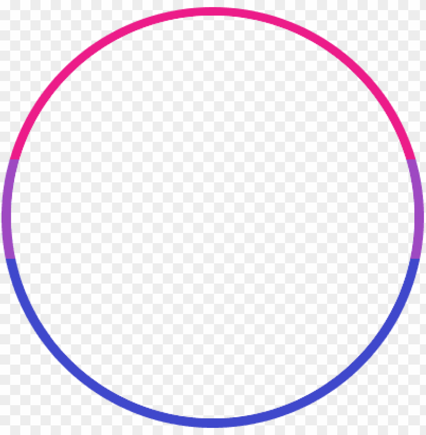 round bisexual flag border - circle PNG image with transparent background |  TOPpng