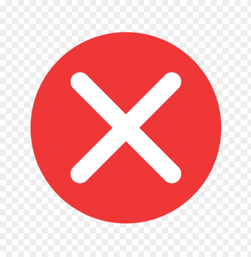 free PNG round cross x mark red icon PNG image with transparent background PNG images transparent