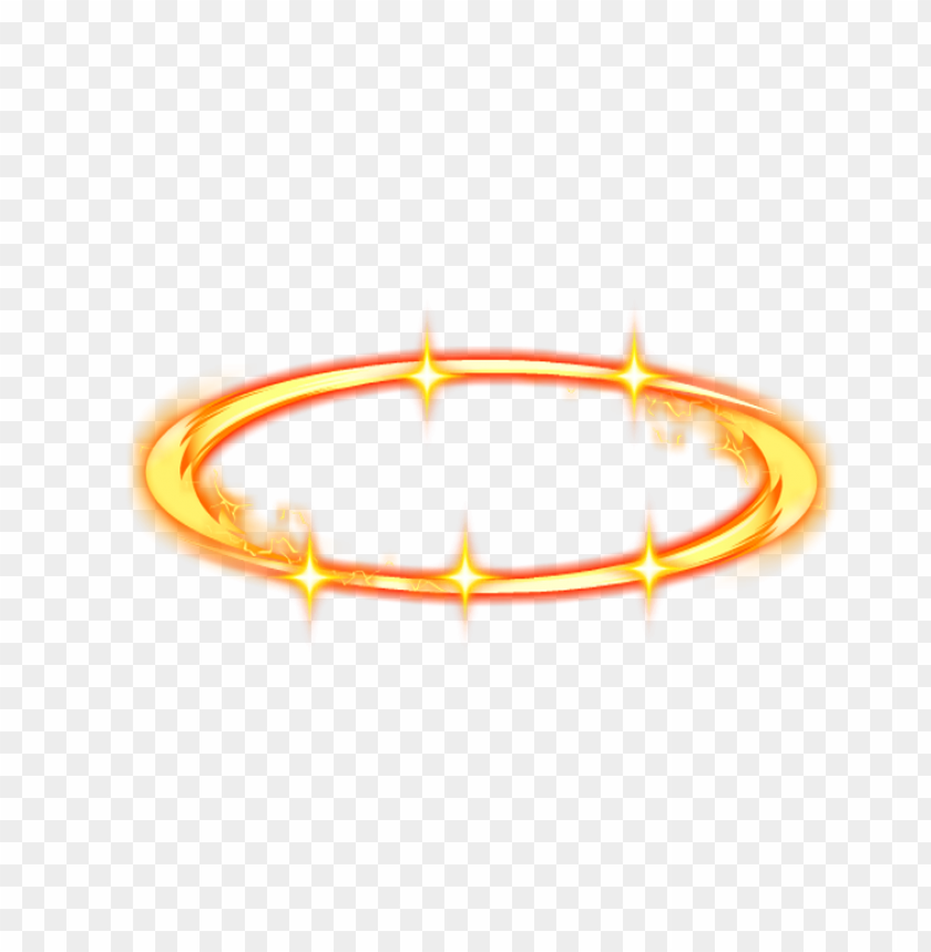 Round Shining Yellow Circle Sparkle Light Effect PNG Image With Transparent Background