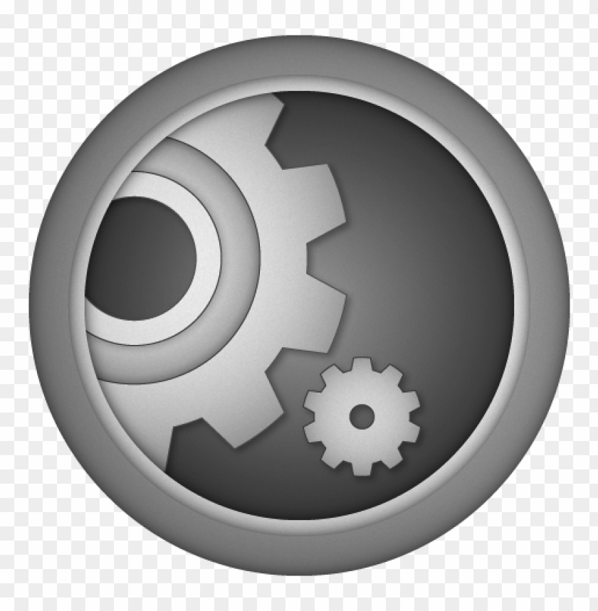Round System Preferences Settings Icon PNG Image With Transparent Background