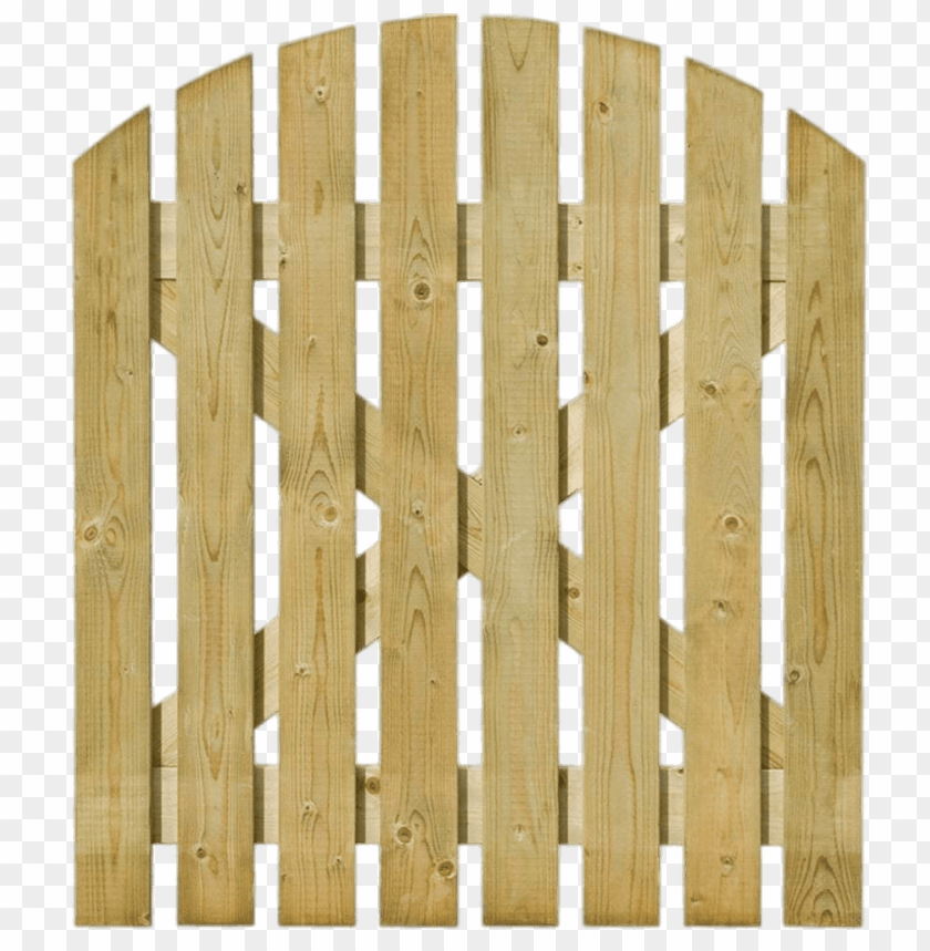 miscellaneous, gates, round top light wooden gate, 