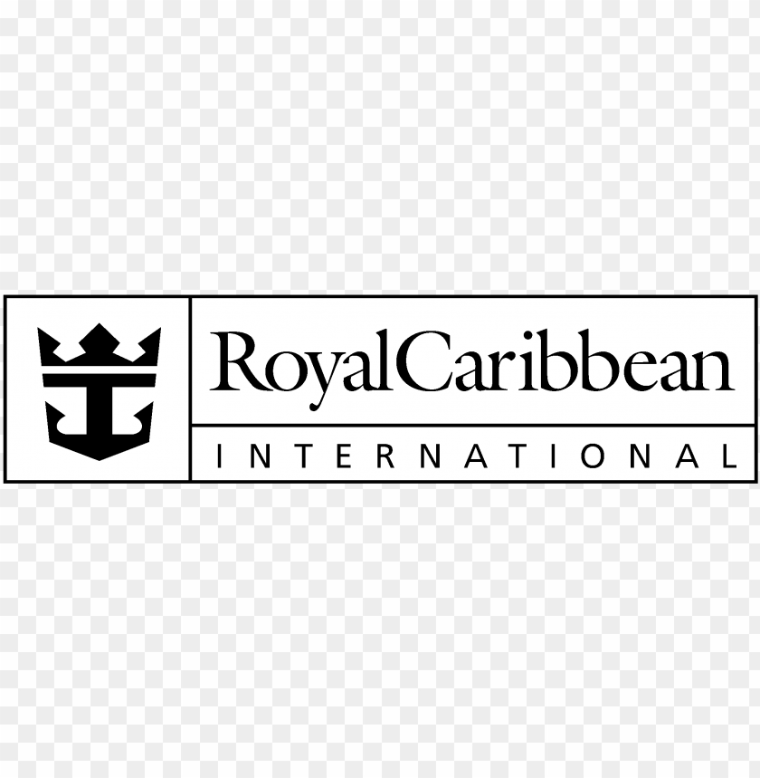 free PNG royal caribbean logo black and white - royal caribbean international logo PNG image with transparent background PNG images transparent