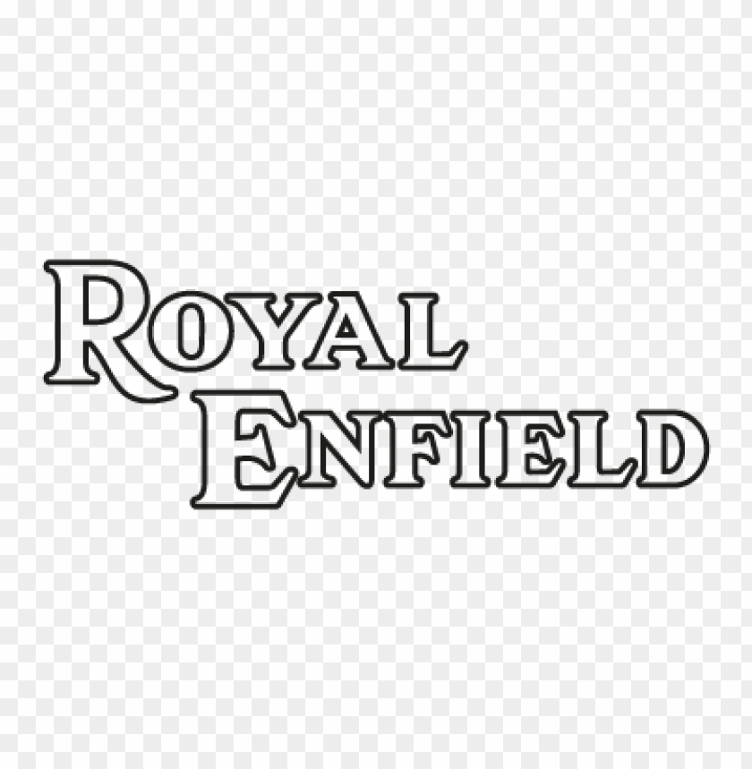  royal enfield outline vector logo free download - 464043