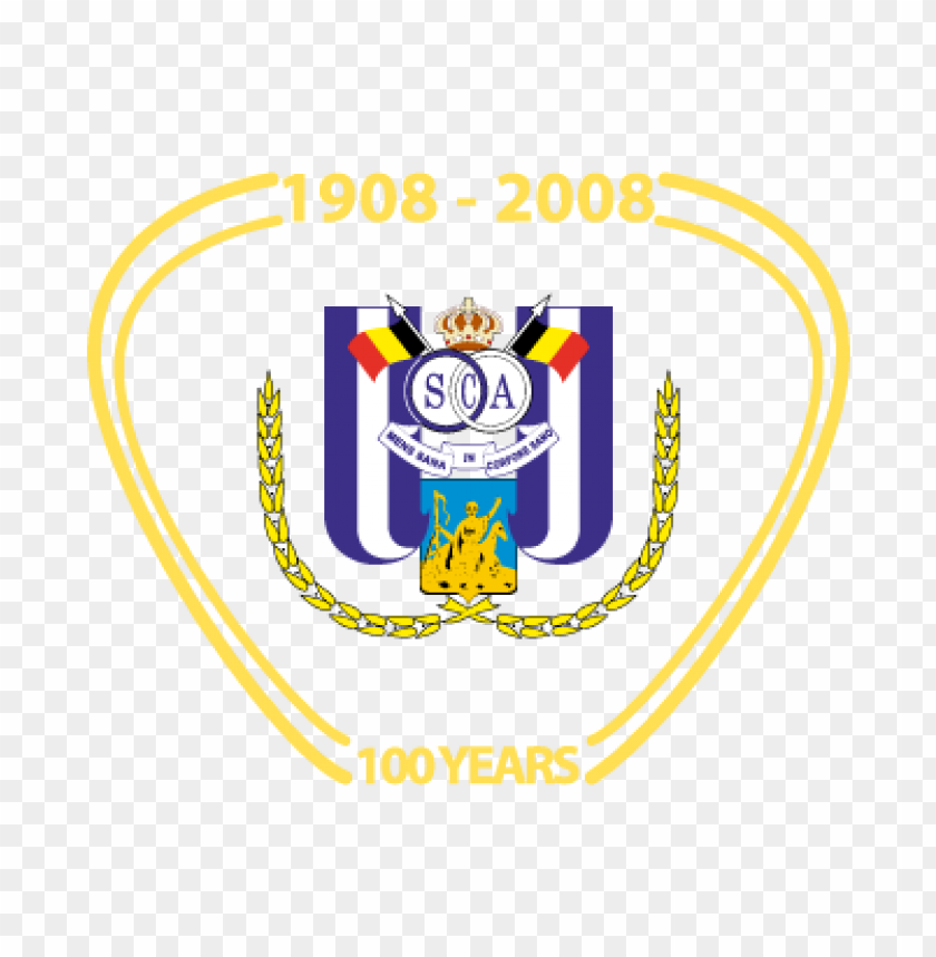  rsc anderlecht 100 years vector logo - 460444