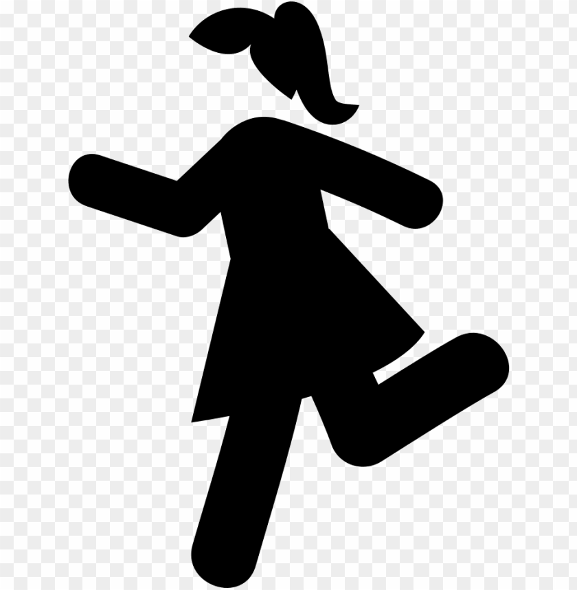 Running Girl - - Running Girl Icon PNG Transparent With Clear Background ID 276006