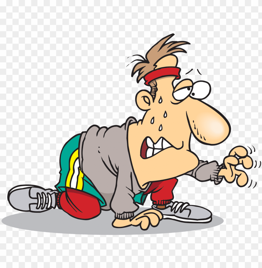 running man - tired runner clipart PNG image with transparent background@toppng.com