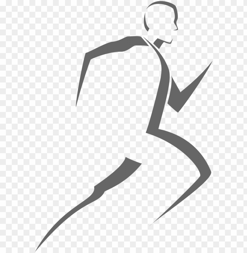 free PNG runningman jogging silhouette png - silhouette marathon runner PNG image with transparent background PNG images transparent