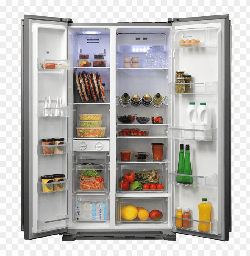 Clear russel hobbs open fridge PNG Image Background ID 70784