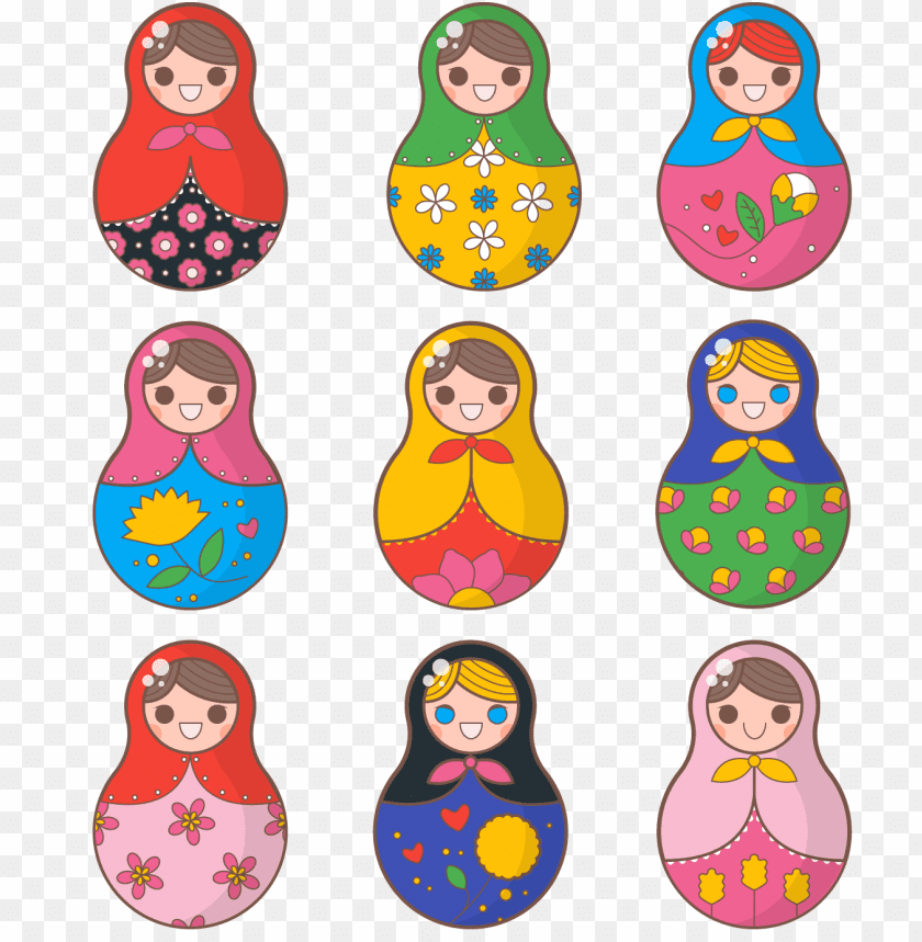free PNG Download Russian dolls,matryoshka png images background PNG images transparent