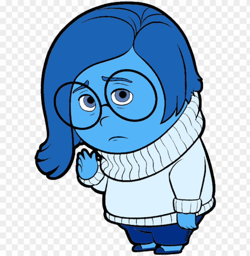 inside out movie sadness clipart