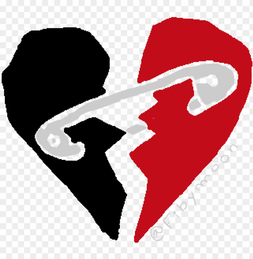 safety pin heart png clip art transparent download - 5 seconds of summer safety pin logo PNG image with transparent background@toppng.com