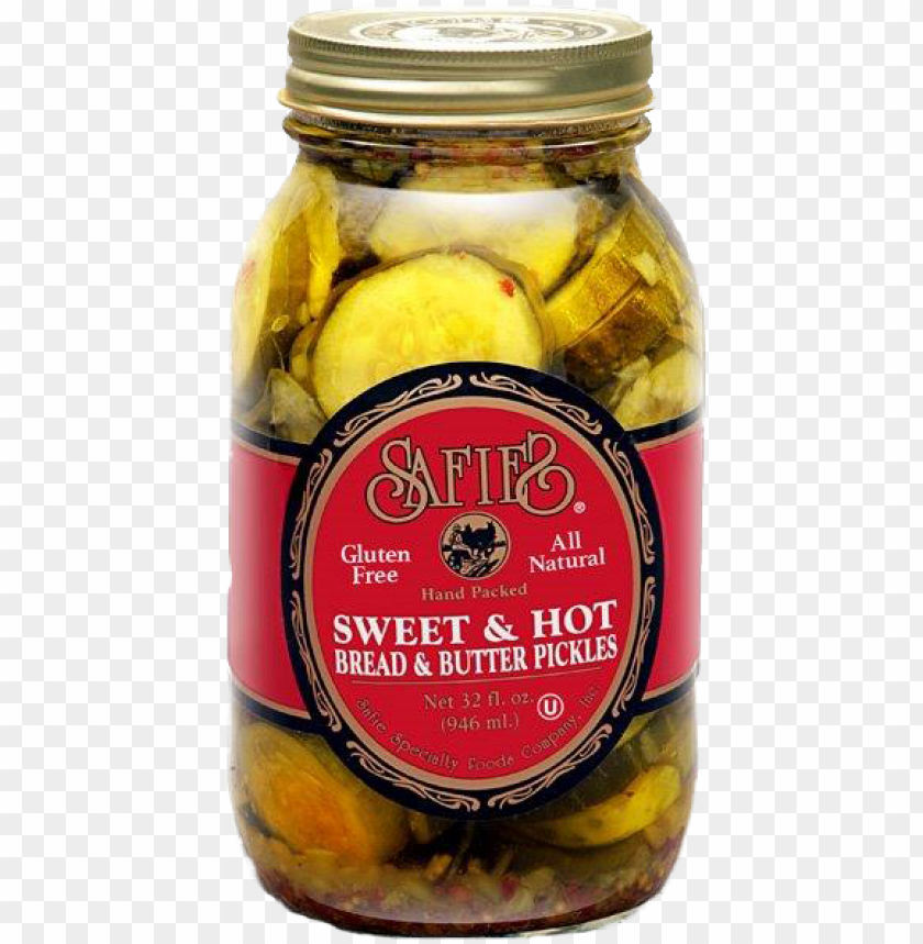 Safie Sweet Hot Bread Butter Pickles Kentucky Sweet And Spicy Pickles Png Image With Transparent Background Toppng
