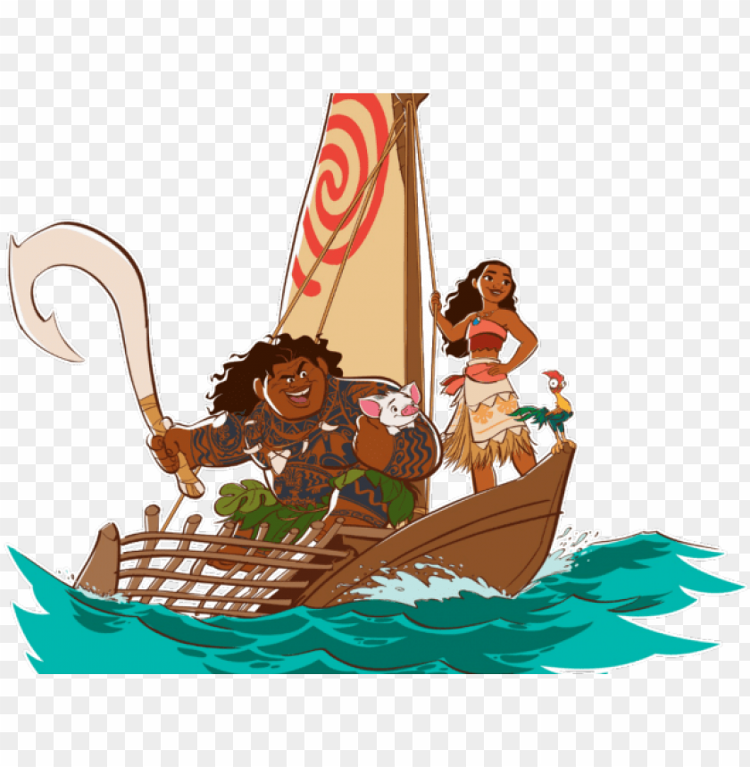 Sailboat Clipart Moana Moana Shi Png Image With Transparent Background Toppng