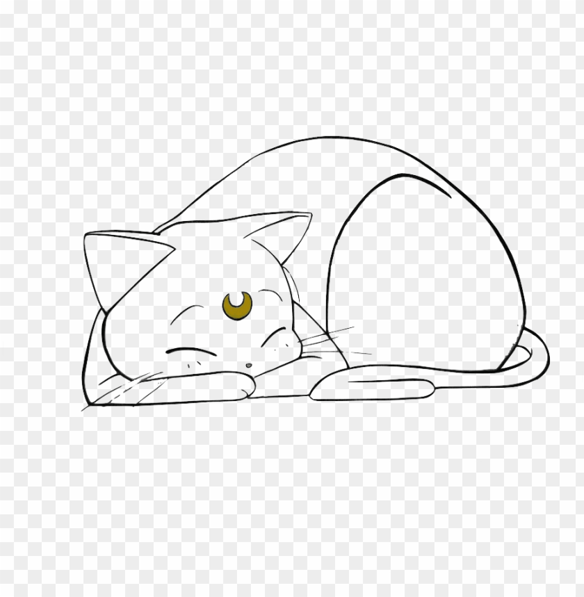 sailor moon cat PNG transparent with Clear Background ID 184241