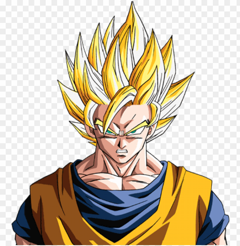 Saiyan Goku Goku Hair Super Saiya Png Image With Transparent