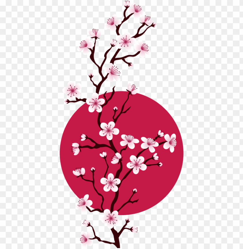 Sakura Flower Png Japanese Cherry Blossom Clipart Png Image With Transparent Background Toppng