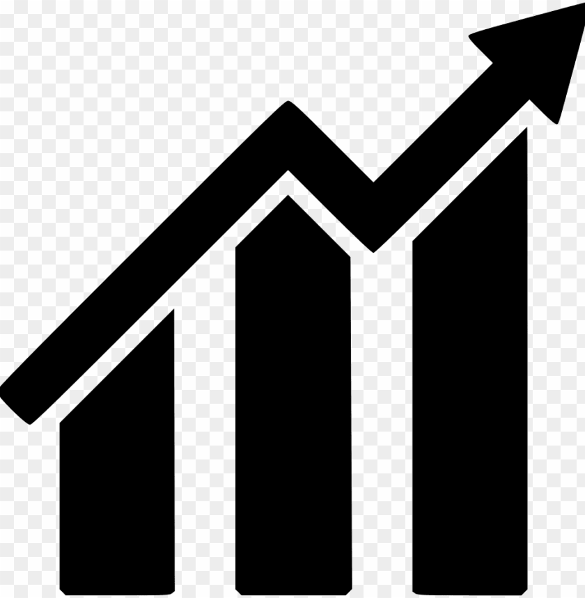 Sales Icons  - Growth Chart Icon Png - Free PNG Images
