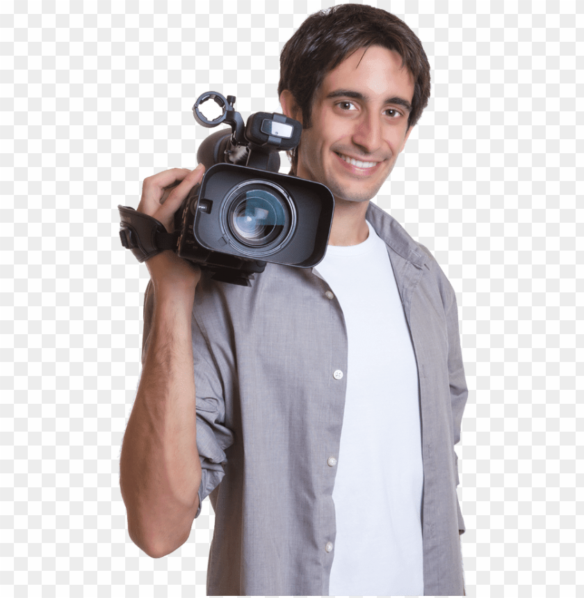 salk marketing video camera man video camera with man PNG transparent with Clear Background ID 249350