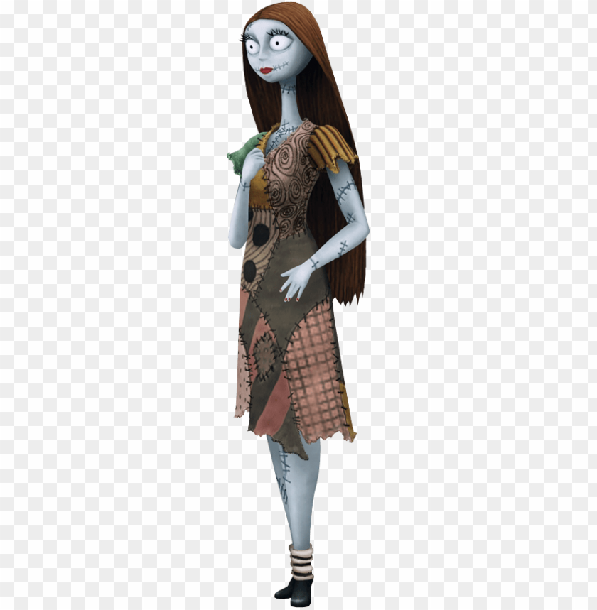 Sally Khii - Sally Nightmare Before Christmas Inspired Dress PNG Transparent Background