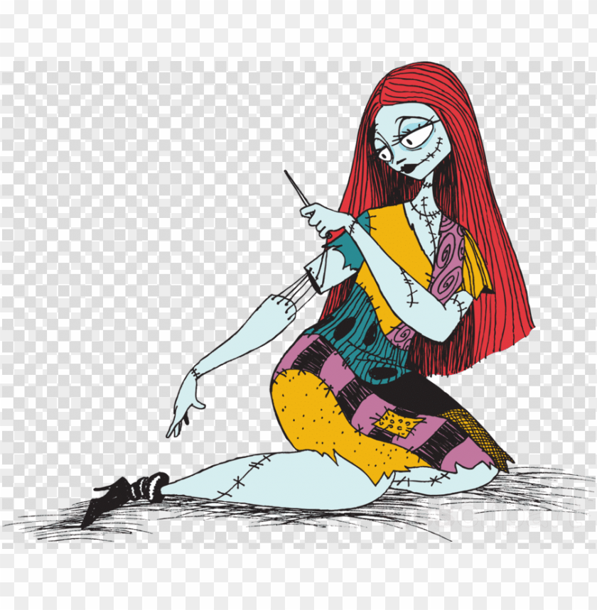 Sally Nightmare Before Christmas PNG Transparent Background