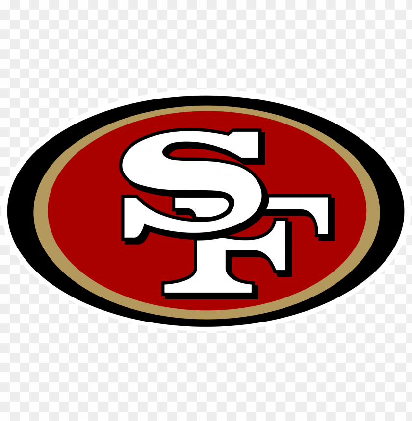 PNG image of san francisco 49ers logo with a clear background - Image ID 69512