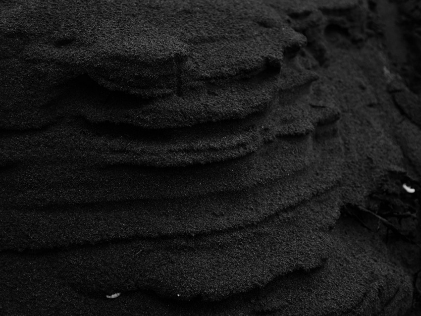 sand, black, grains, dark, texture