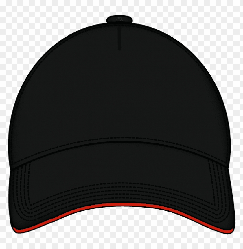 Sandwich Cap Black And Red Clipart Png Photo - 30434 | TOPpng