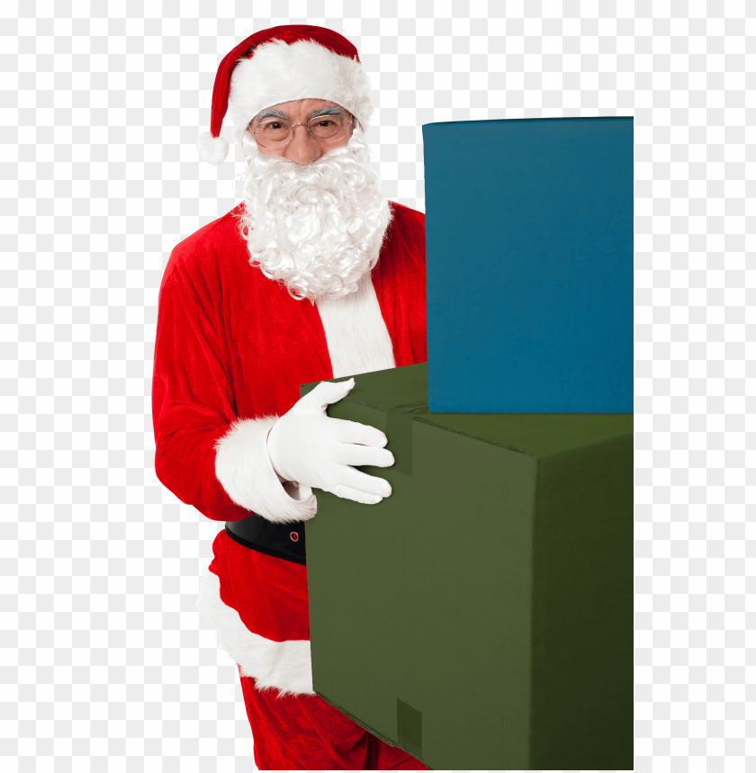 Transparent background PNG image of santa claus - Image ID 18523