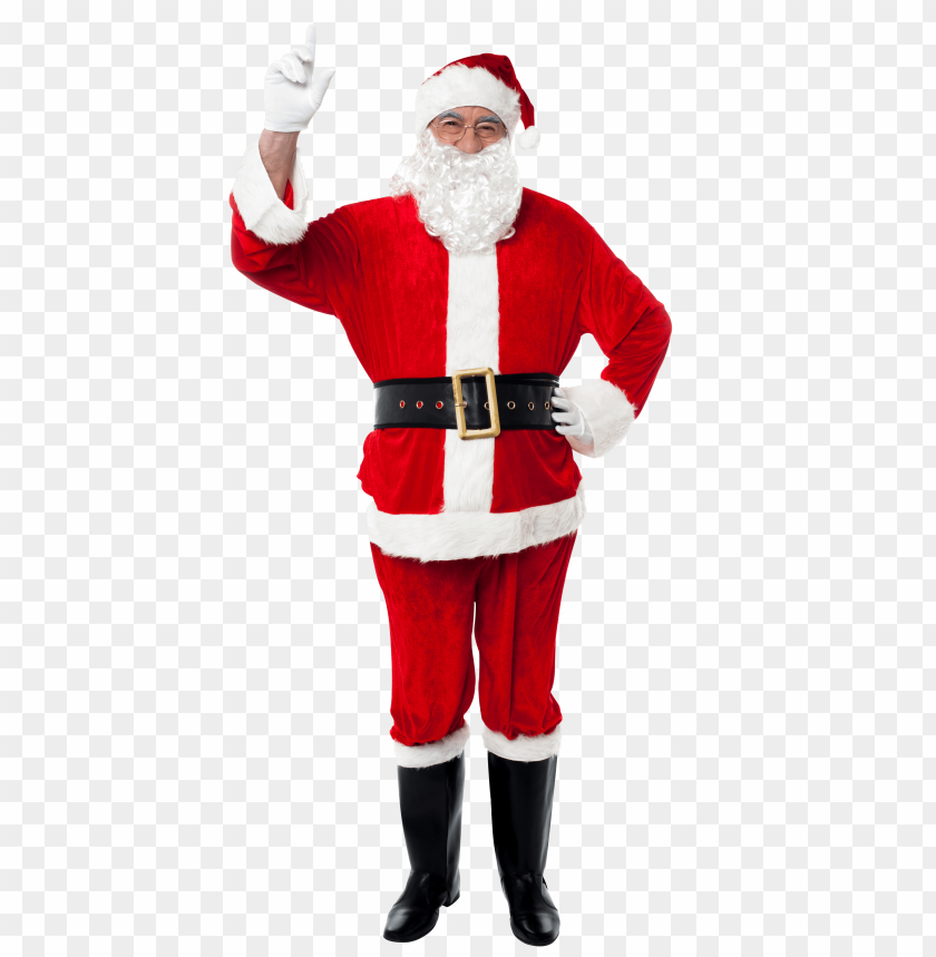 Transparent background PNG image of santa claus - Image ID 18551