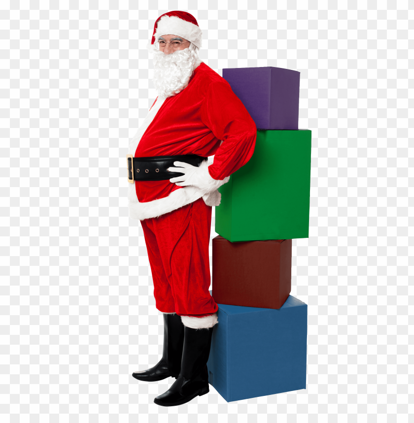 Transparent background PNG image of santa claus - Image ID 18726