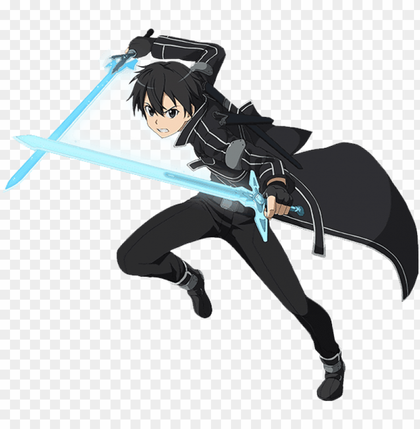 Sao Drawing Cute Sword Art Online Kirito Png Image With