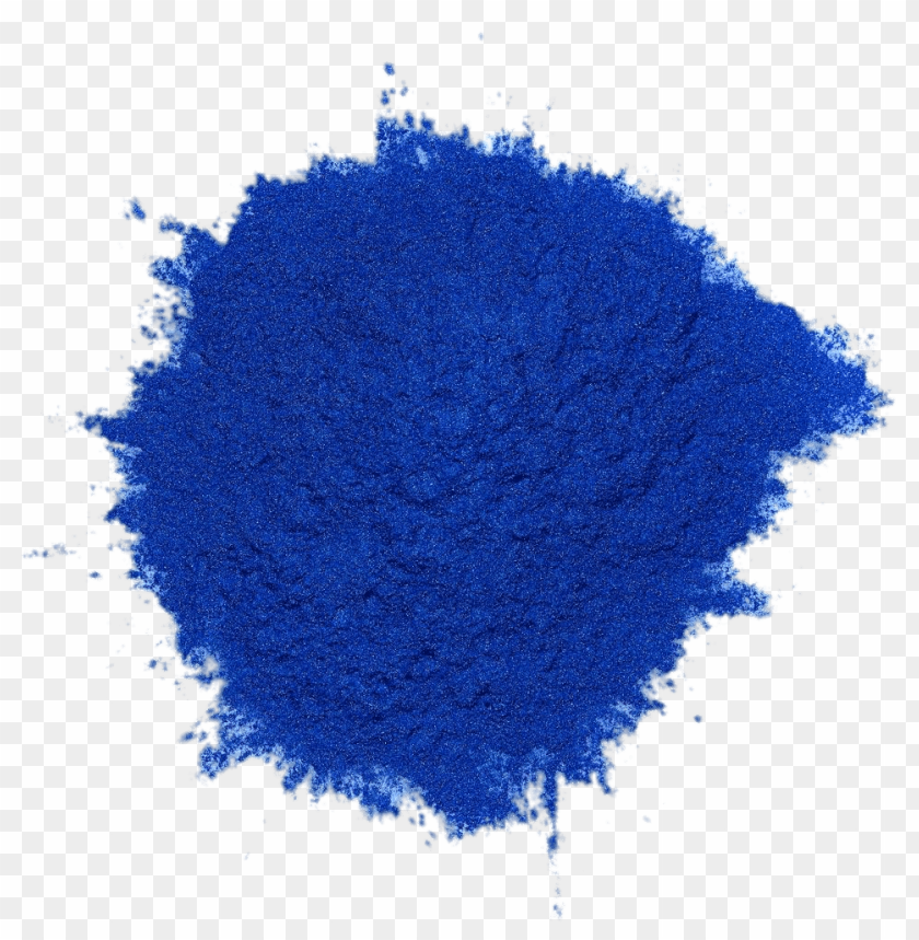 Sapphire Blue Mettalic Powder Png Image With Transparent