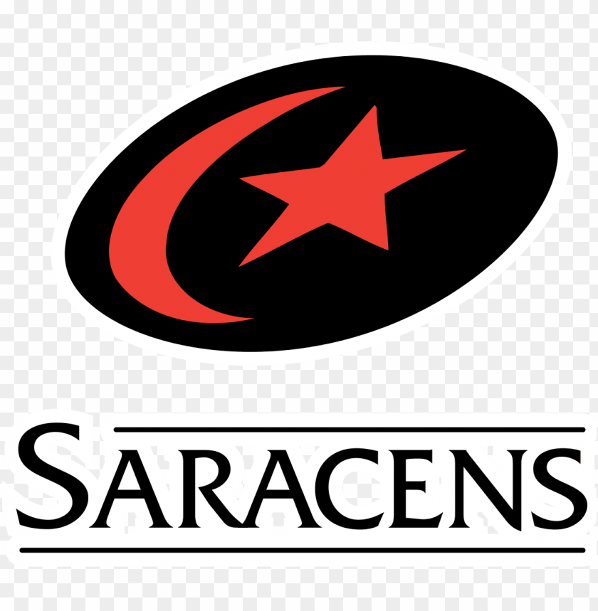 PNG image of saracens fc rugby logo with a clear background - Image ID 69543