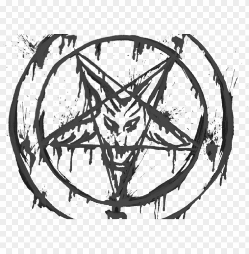 Satanic Clipart Baphomet Satanic Blood Pentagram Png Image With Transparent Background Toppng - gold chain t shirt roblox hd png download 640x480