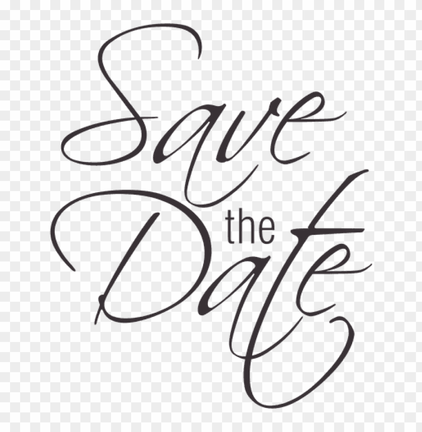save the date PNG image with transparent background | TOPpng
