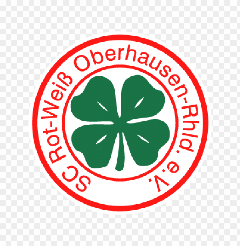  sc rot weib oberhausen vector logo - 459525