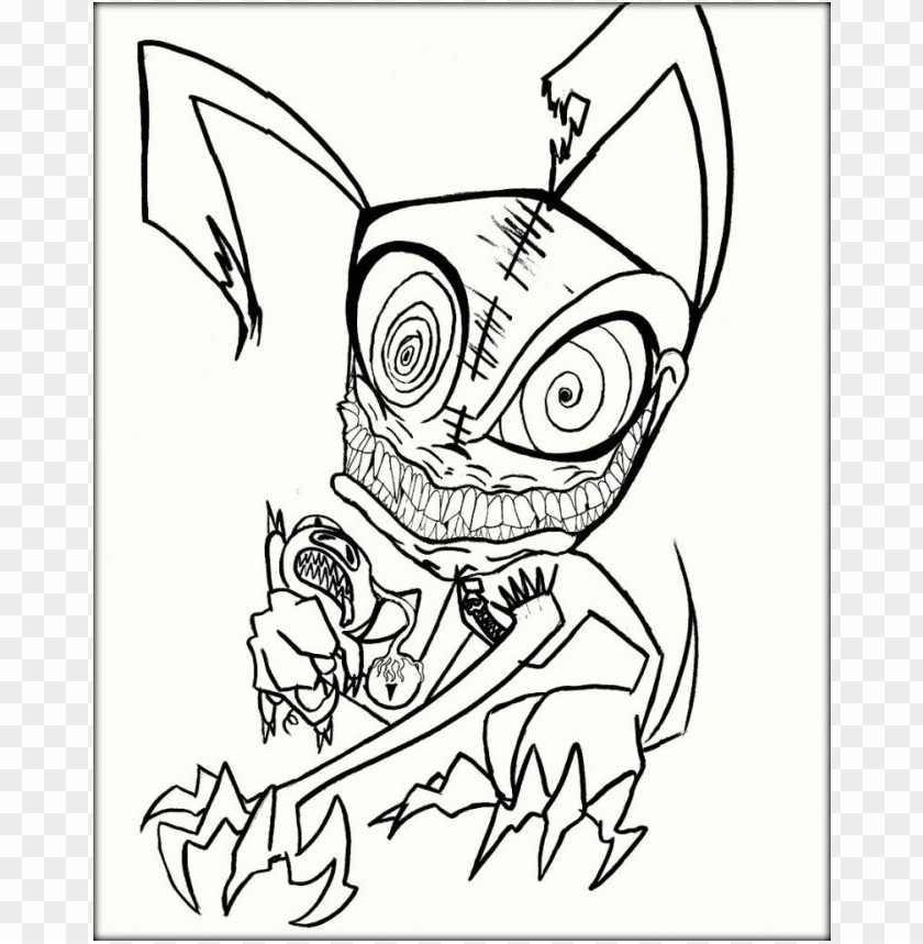 scary coloring pages color png image with transparent