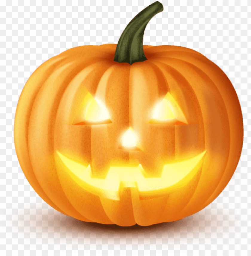 Scary Halloween Pumpkin PNG Image With Transparent Background
