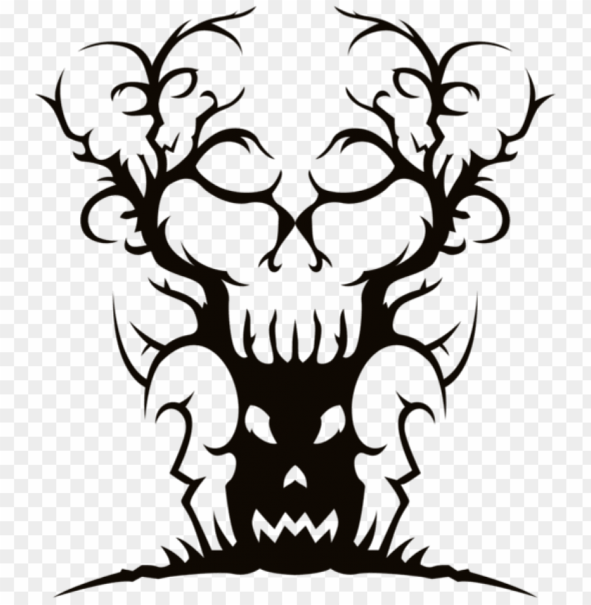 scary spooky tree png images background -  image ID is 55440